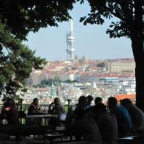 Zizkov Tower from Letna Park